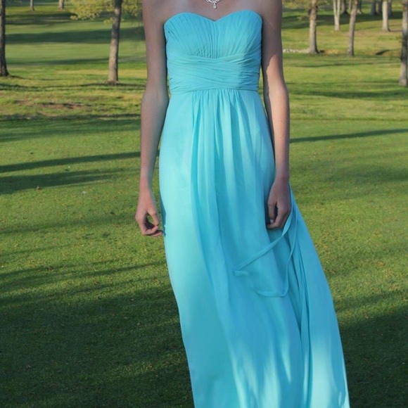 pale blue ball gown